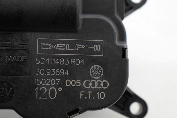 52411483 R04  /  30.93694 DELPHI  7L0 907 511AL   Servomotor nastavení klapky cirkulaci vzduchu topení / klimatizace AC