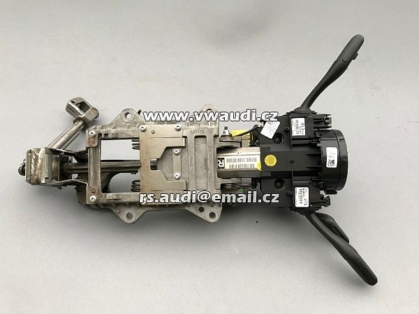 8P2 419 502 F  Audi A3 Sportback (2004 - 2012)  Sloupek řízení řídící tyč  volantová tyč + nastavení výšky volantu