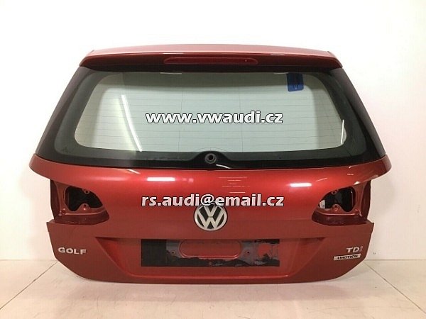  1K9 840 51D Okno sklo zadní na dveře víko kufru Golf 5 /6  V/VI  MK 5 MK 6  Variant Kombi  vyhřívané okno  - páté dveře výklopné  zadní vrata