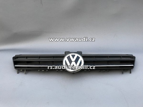 5K0 853 653  VW GOLF 6 mk6 VI Maska mřížka grill - přední maska do kapoty + znak chrom lišty