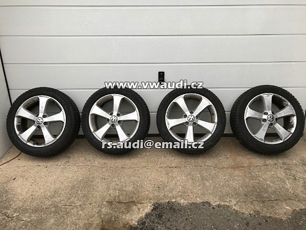 Al kola 17&quot; PASSAT CC  sada na zimu zimní pneu 205/50 R17  MICHELIN Alpin A4