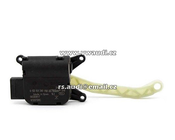 0 132 801 340, 0132801340, 0 132 801 340   Bosch  Servomotor nastavení topení klimatizace AC -    VW Audi Seat Škoda A3 8P TT 8J Golf Touran Octavia Eos