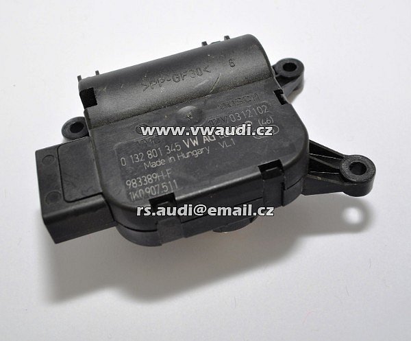  0 132 801 345, 0132801345,  0 132 801 345 Servomotor nastavení topení klimatizace AC -    VW Audi Seat Škoda A3 8P TT 8J Golf Touran Octavia EoS