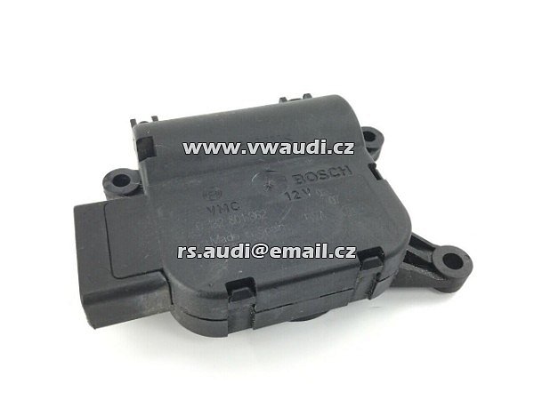 0 132 801 362   VW Passat 3C B6 B7  Servomotor nastavovací klapky topení klimatizace Bosch - 0 132 801 362