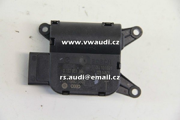 0 132 801 386, 0132801386, 0 132 801 386 Servomotorek topení pro nastavení klapky cirkulace vzduchu  VW Passat 3C B6 B7