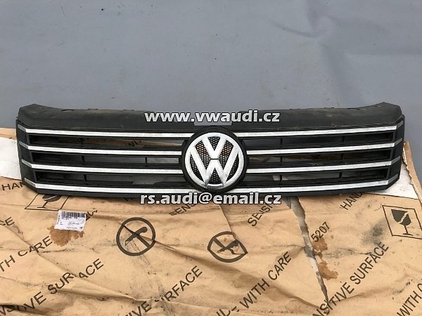 3AA 853 651 OQE  mřížka maska přední grill  VW Passat 3C B7 chrom / černá s vysokým leskem