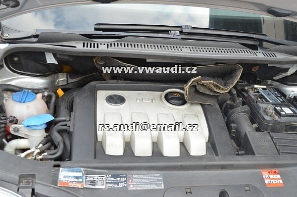 motor  AVQ motor agregát motoru AVQ VW Touran 1T1, 1T2 1.9 TDI 74 kW 100 PS