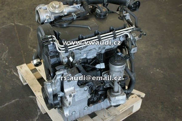 MOTOR VW BMP BMP motor bez příslušenství VW Passat Var. 2.0 TDI Comfortline 3C 103 KW 140 HP