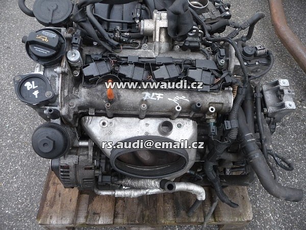 BLF blf motor BLF 1.6 FSI AUDI SEAT LEON SKODA OCTAVIA VW GOLF  Golf V Touran 1T Audi A3 8P 1.6 FSI 85 KW  Agregát motor