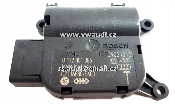 0132801386    Servomotor nastavovací klapky topení  / klimatizace AC  Passat 3C B6 B7 2010 - 2014