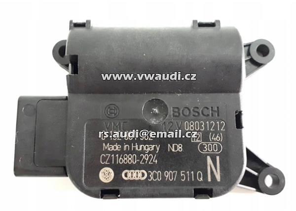  0 132 801 362 Bosch VW Passat 3C B7 2010 - 2014  Tiguan  servomotorek nastavovací klapky topení