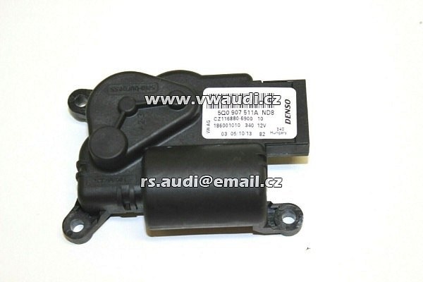  5Q0 907 511A Audi A3 8V Q2 TT 8S Seat Škoda Škoda Golf 7 VALEO servomotor pro vytápění 5Q0907511A   