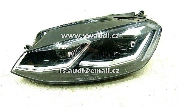 Přední světlomet - VW Golf 7 5G FULL LED  2018  HELLA 1EX 013.066-29