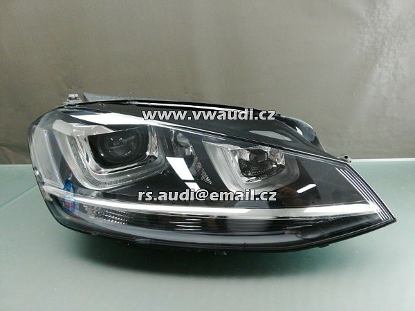 5G1 941 752, 5G1941752, 5g1 941 752 l VW Golf 7 světlomet BiXenon LED denní svícení vpravo 