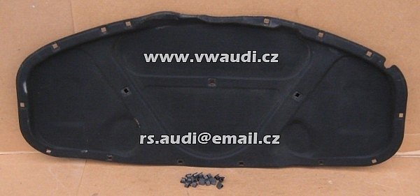 3B0 863 381H   VW Passat 3BG  .00-05 - 3B0863381H   Kapota přední  Tlumení hluku - deka do kapoty , odhlučnění motoru zvuková izolace .