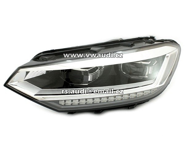 0 301 299 233 00    Vw Touran II  2 5T  Voll LED  2017   Přední světlomet - FULL LED   LED DENNÍ SVÍCENÍ  LED hlavní světlomet přední světlo lampa levá přední strana LP řidič