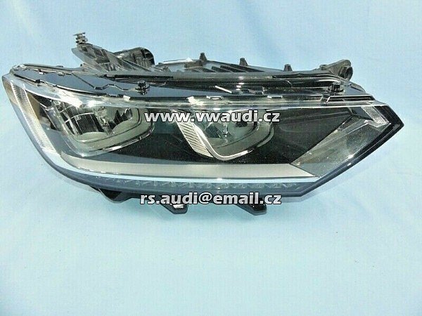 Valeo - 90049923  VW Passat B8 3G LED světlomet pravý   Přední světlomet -  LED hlavní světlomet přední světlo lampa Pravá přední strana PP Spolujezdec 