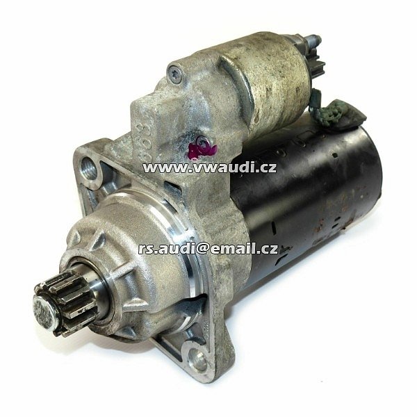 02M 911 024 Startér Bosch Starter spouštěč motoru  VW Passat B6 B7 Golf 5 6 Touran 1T1 Tiguan 5N 2,0TDI