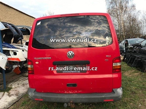 VW T5 DÍLY  T5 TRANSPORTER BUS 2,5 TDI 2006 2,5 TDI AXD Náhradní díly 