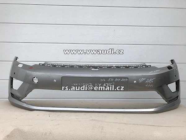 510 807 221F VW Golf Sportvan   přední nárazník park systém otvory pdc + ostřikovače světel  