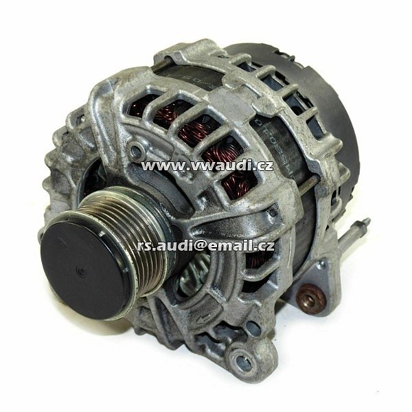 03L 903 024F ALTERNÁTOR 180A Generator 14V  CC Typ 358 . Passat B7 . Sharan 7N 2,0TDI 1,9 TDI