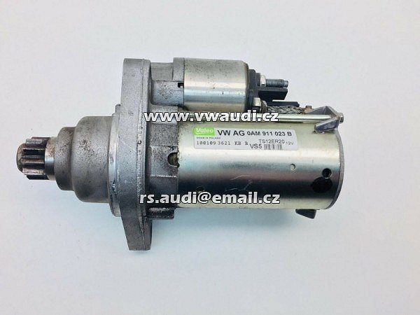 0AM9110	23B Audi VW Seat Skoda DSG Original Anlasser Starter Valeo 1,1KW /002