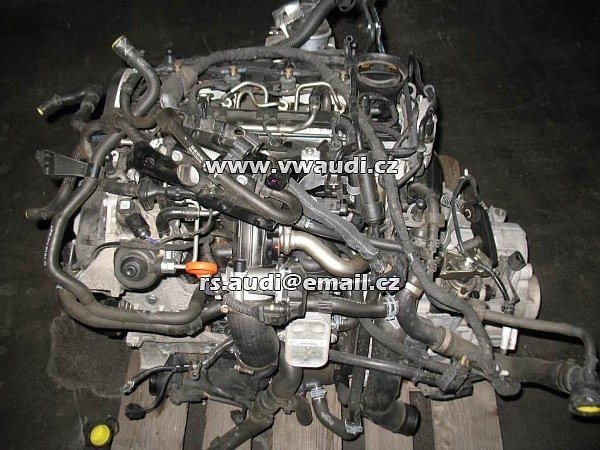 CFH cfh Agregát motor bez příslušenství  Motor CFH, CFHA, CFHB 2.0 TDI Tiguan, Touran, Caddy, Jetta, Sharan,Octavia II, Superb II, Golf VI, Passat 3AA B7 , CC,  Seat Ibiza, Leon, Altea, Alhambra, Audi A3, A4, A5, A6