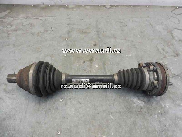 1K0 407 271EE  Poloosa hnací hřídel  strana Levá řidič   -  Kloubový hřídeL  prvovýroba (kardanka )     Golf 5 V 6 1K AUDI A3 8P