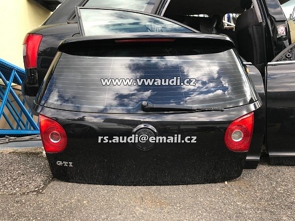 GOLF V 5 GTI zadní spoiler střešní spoiler spoiler křídlo spoiler KŘÍDLO