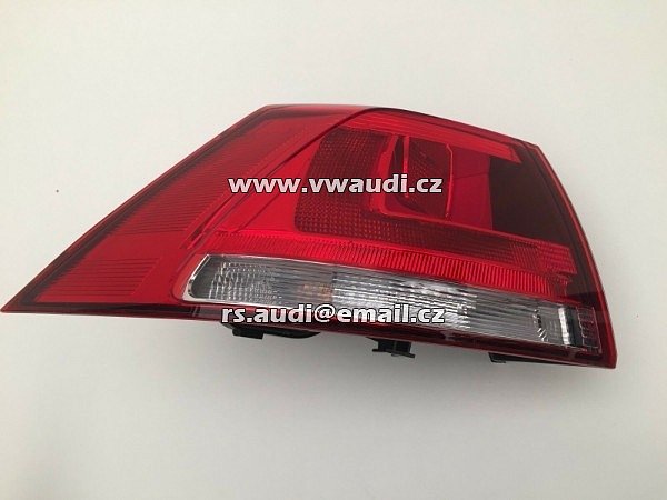  5G0 945 095M  Volkswagen Golf VII MK7 Hatch Zadní levá zadní koncová lampa svítilna světlo zadní řídič 