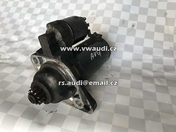 Startér spouštěč motoru  AVQ  1.9TDI 101PS AVQ Motor AUDI A3 8P VW Touran Golf 5 Plus Passat 3C 79Tkm