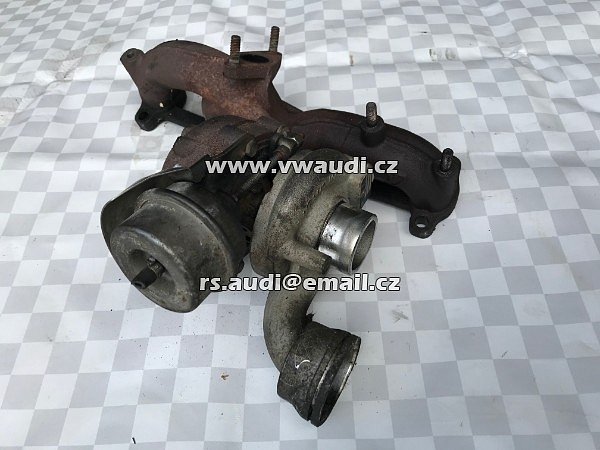 03G 253 014C  VW Sharan 7M 1.9 BTB 03G253014C turbodmychadlo  ( turbo turbína Turbolader Turbine )