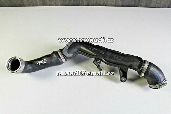 1K0 145 834AM  TLAKOVÉ POTRUBÍ originál + VW Golf 5 V GTI Audi A3 8P 2.0 TFSI 200PS + 1K0145762AE  TRUBKA 