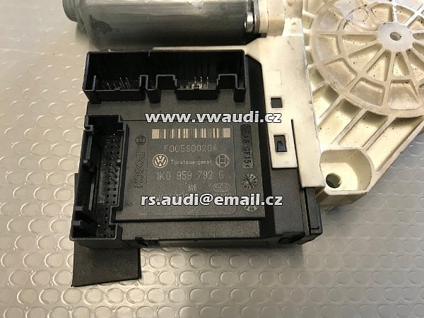 1K0 959 792G Zvedák okna VW Jetta Golf 5 6 motorek přední pravý 1K0959702K 1K0959792G