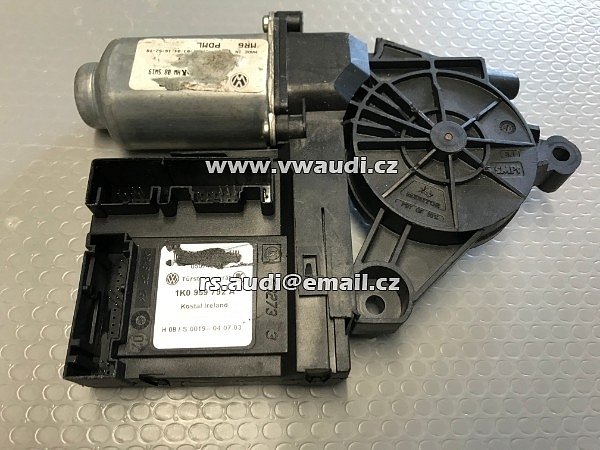 Motor okna VW Touran levý přední 1K0 959 702 B modul 1K0 959 792 A