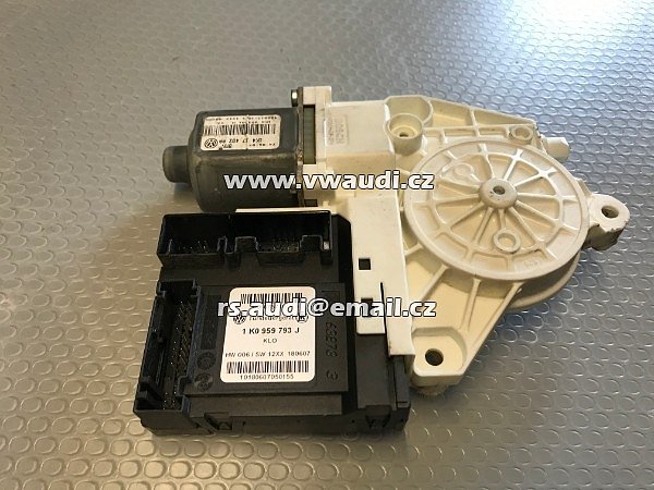 1K0959793J Motor zvedání okna  řídicí jednotka dveří 1KO959793J přední levý VW Touran