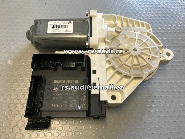 1K0 959 793L VW Passat 3C elektrický motor regulace okna přední levý 1KO 959 793L / 1K0959701P 