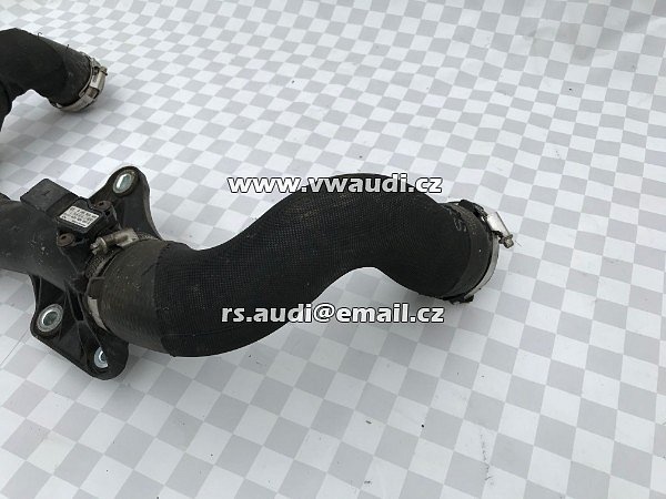 8K0 145 737H Potrubí vedení stlačeného vzduchu Audi A4 A5 Audi Intercoole 8KO 145 737H  roura hadice trubka 