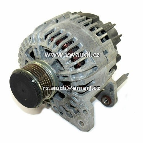 03P 903 023 F  Alternátor s volnoběžkou 2x pin O3P903023F Fab. , Roo 1,2