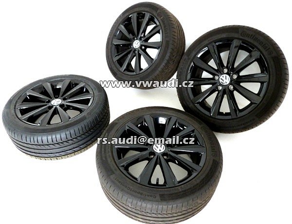  1Q0 601 025 B Kola z lehké slitiny VW Passat 3C B6, B7 EOS 1Q0601025B 7,5Jx17 ET47   PNEU 235-45-17  Výrobní číslo :  1Q0 601 025 B,