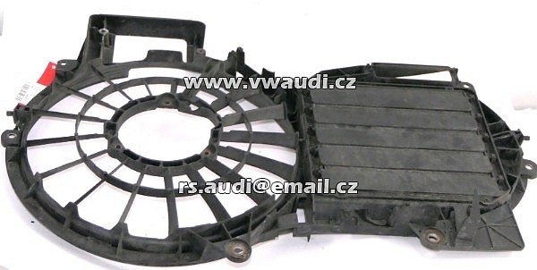 4F0 959 501 F Audi A6 4F 2.0TDI kryt ventilátoru kryt ventilátoru klimatizace 4F0959501F - BEZ ventilátoru!