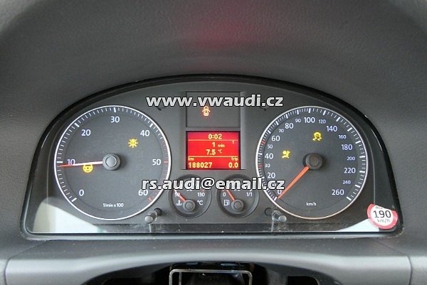 Přístrojová deska tachometr VW Touran 1T Caddy 2K