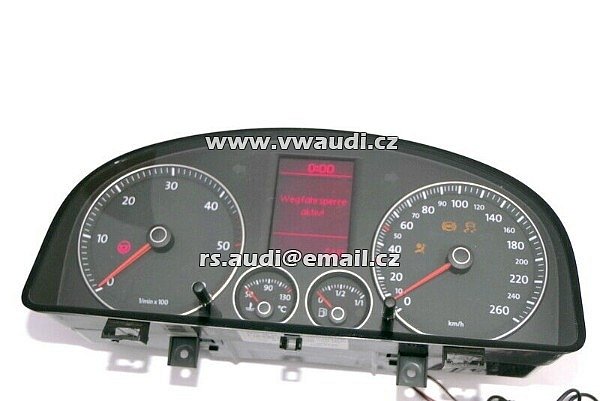 Přístrojová deska tachometru tachometru  Touran 1T1 1T2 2009 2.0 TDI