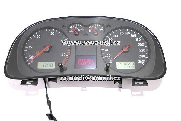 VW Golf 4 IV BORA  tachometr otáčkoměr sdružený přístroj 1J0920825C 1,9 TDI  AJM