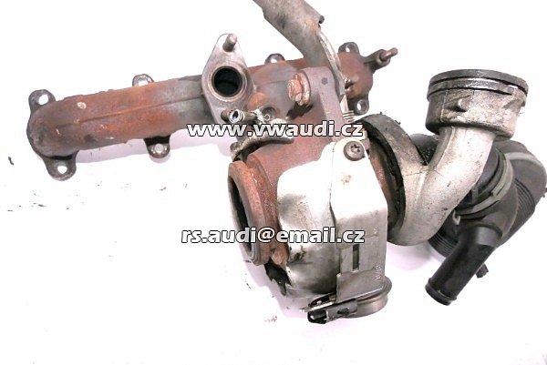 03G253019K Turbodmychadlo Audi VW Seat Škoda BLS 1,9 TDI 77KW 105PS O3G253019K O3G253014M  03G253014M