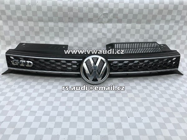 5K0 853 651AK Mřížka chladiče VW Golf 6 5K GTD 5K0853651AK