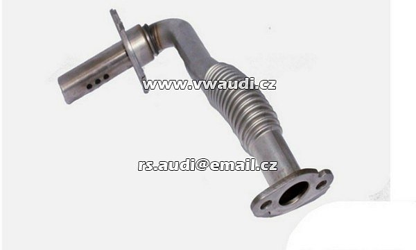 03C 131 521P Spojovací potrubí recirkulace výfukových plynů Audi Skoda VW 1.6 FSI / BLP / BLF / O3C131521P