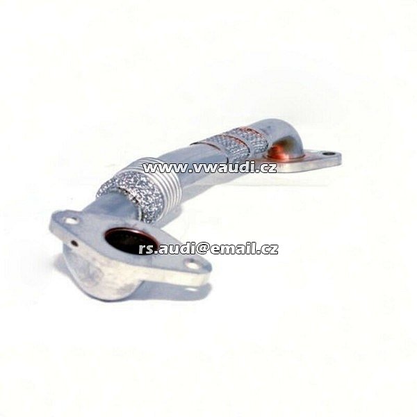 03G 131 521AF  Spojovací potrubí recirkulace výfukových plynů Audi Seat Škoda VW TDI 03G131521AF / 03G131521A 