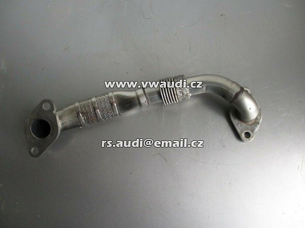  03G 131 521 AH AUDI SEAT SKODA VW 1.9TDI PD RECIRKULACE VÝFUKOVÝCH PLYNŮ SPOJOVACÍ TRUBKA O3G 131 521 AH