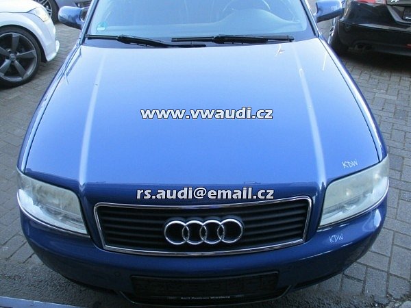 Audi A6 4B FACELIFT DENIMBLAU LZ5W náhradní díly použité